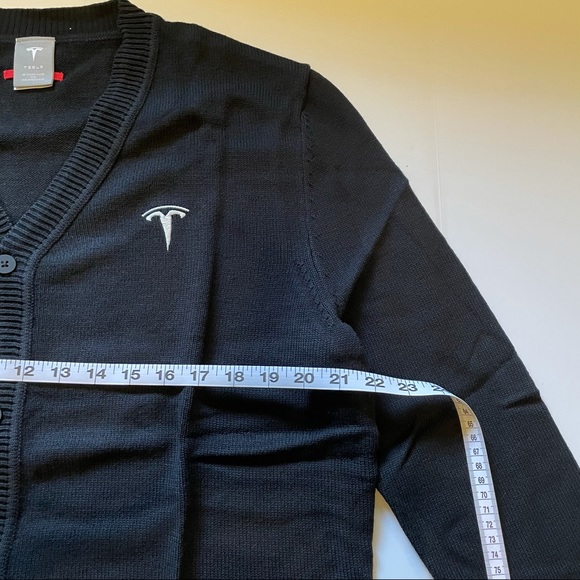 Tesla Men Cardigan Black Medium - Picture 2 of 6
